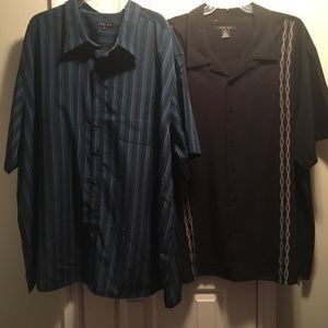 Pair of 4XL SYNRGY men’s shirts, gently used
